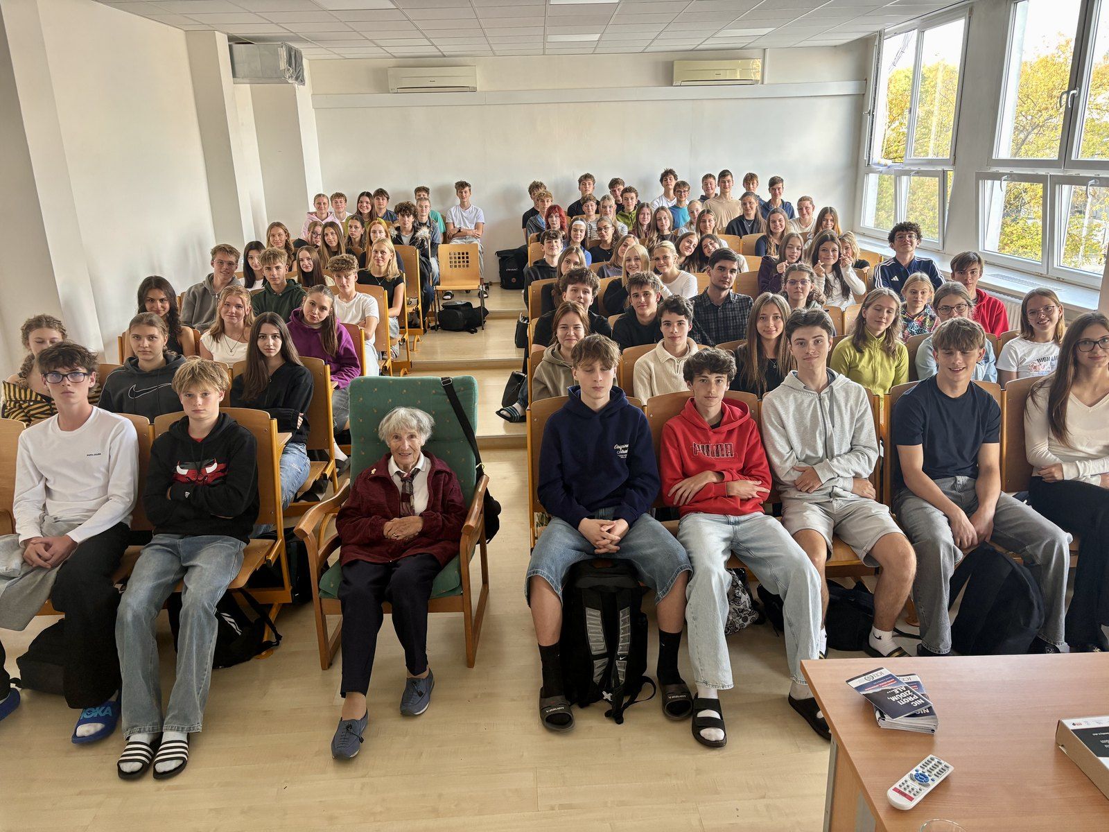 Beseda s RNDr. Michaelou Vidlákovou, přeživší holokaustu