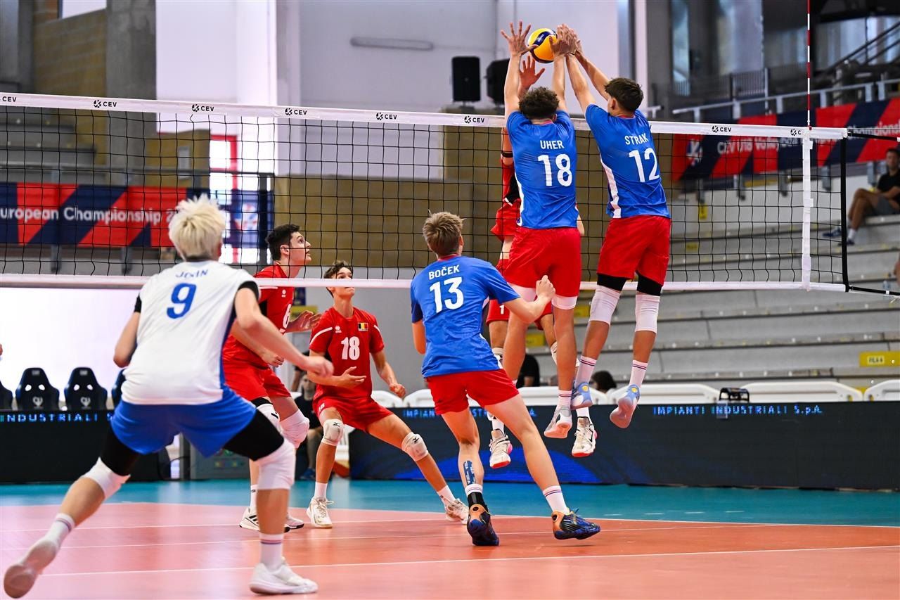 Dvojblok českých volejbalistů na mistrovství Evropy U18