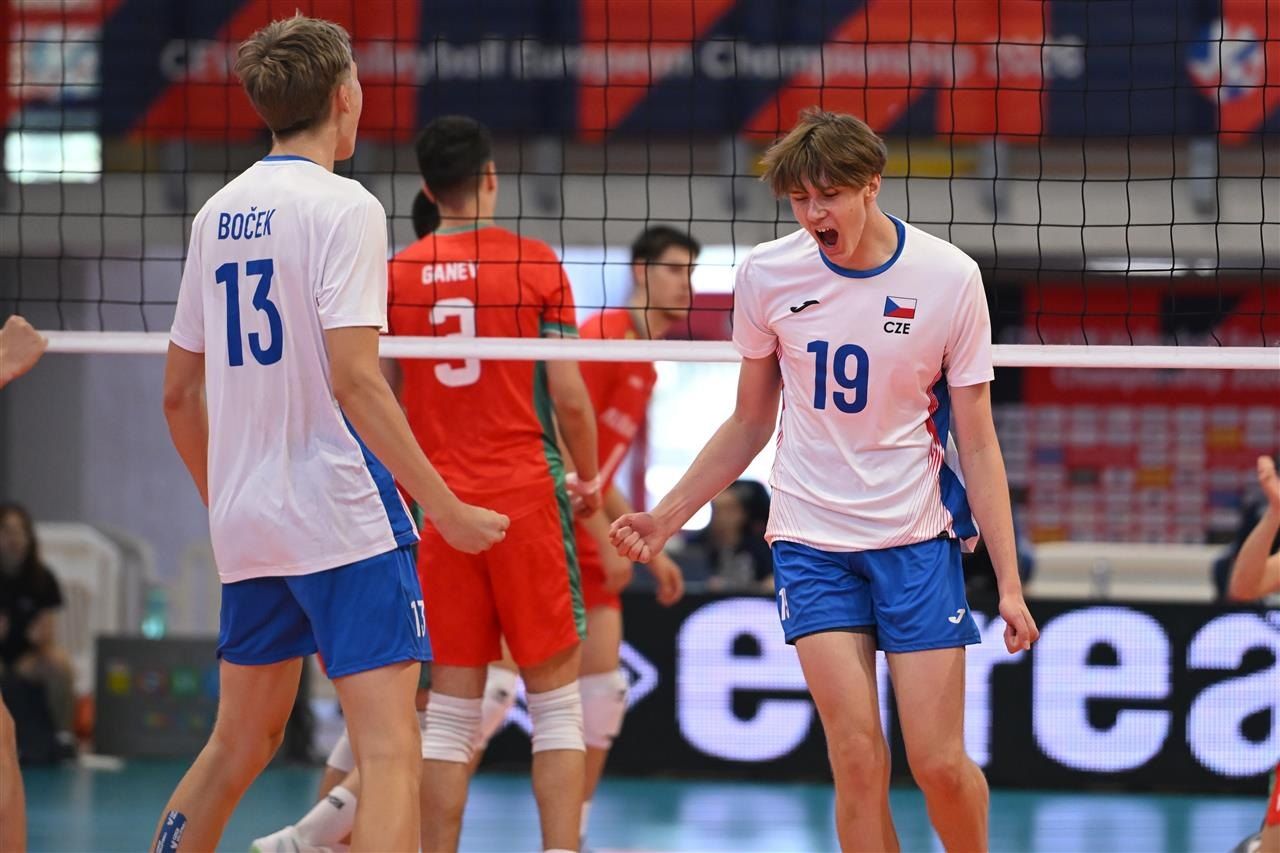 Čeští volejbalisté se radují z bodu na mistrovství Evropy U18