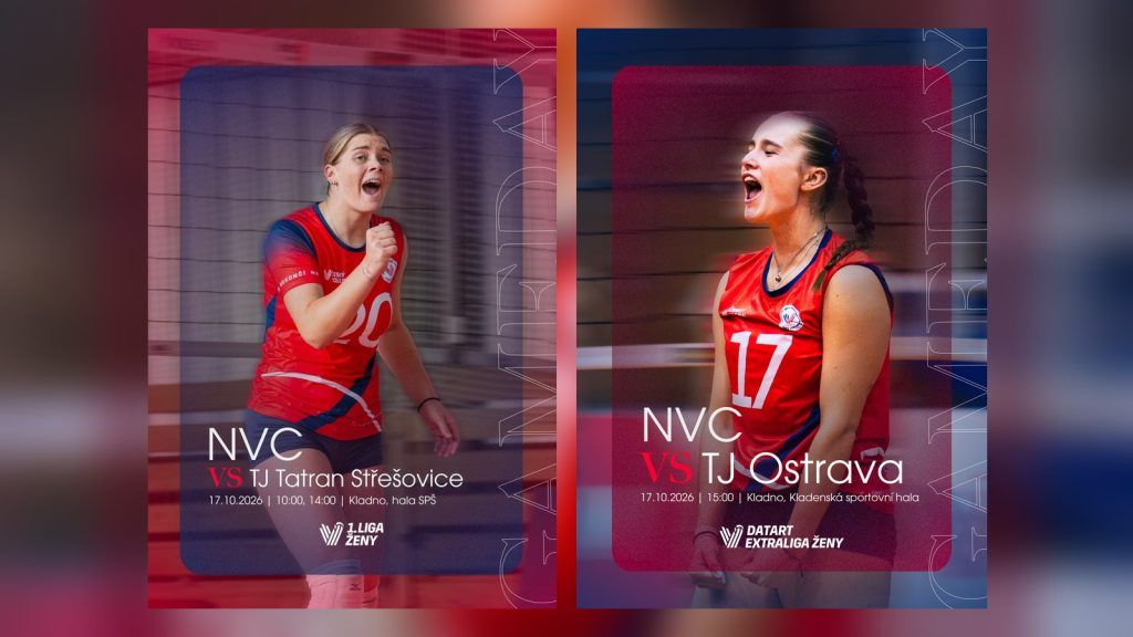 Pozvánka na první domácí utkání volejbalistek NVC 17. 10. 2026