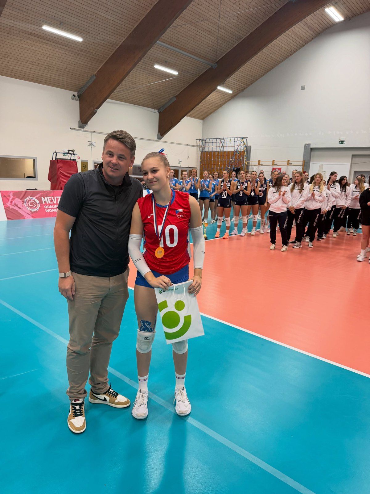 Eva Mužíková, nejlepší nahrávačka kvalifikačního turnaje v Mariboru