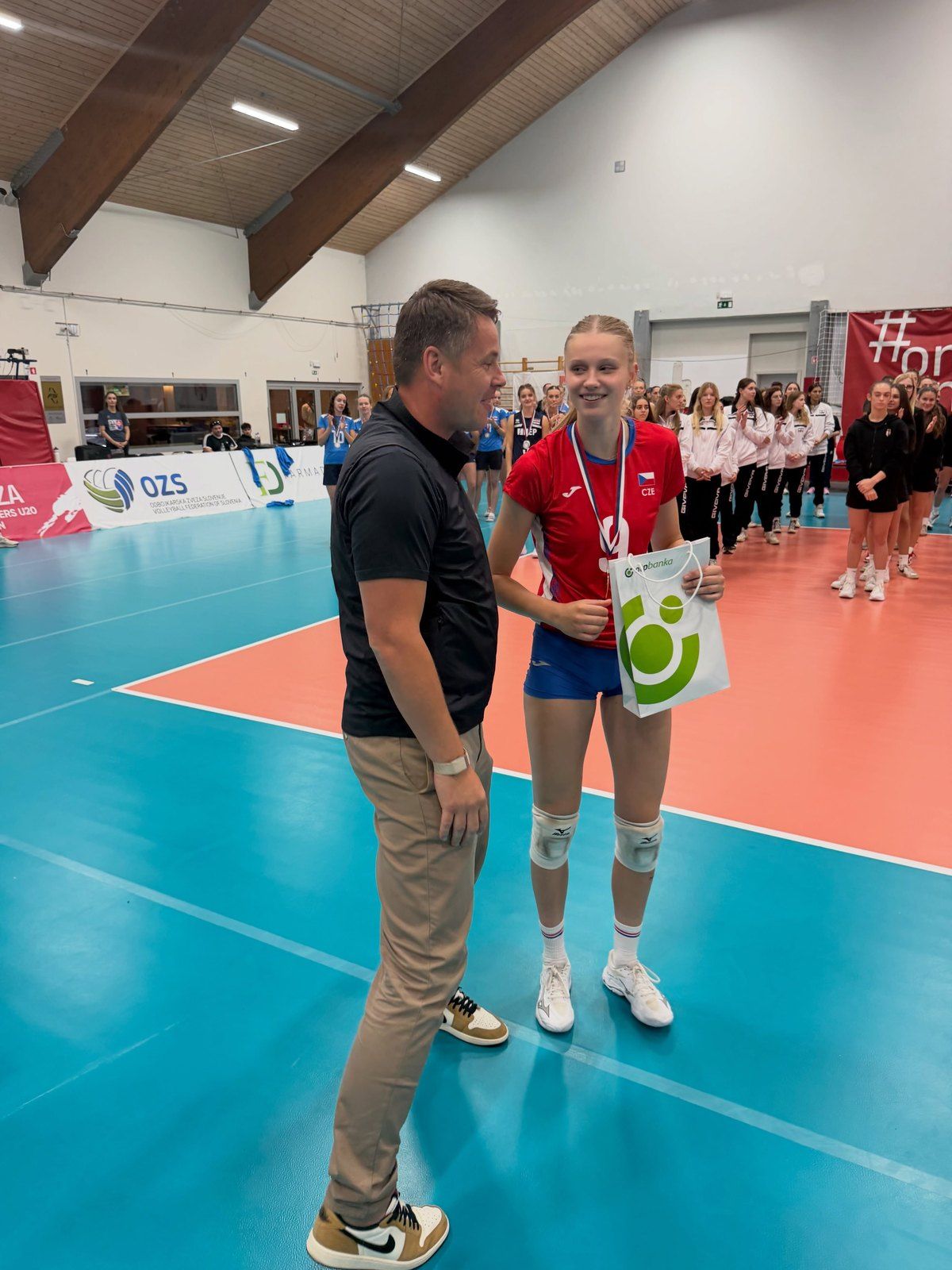 Bára Rejmanová, nejlepší smečařka kvalifikačního turnaje v Mariboru