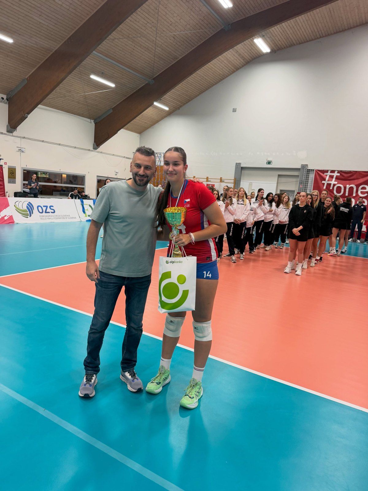 Michaela Remešová, nejužitečnější hráčka (MVP) kvalifikačního turnaje v Mariboru