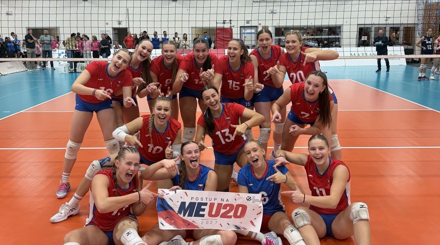 Naše děvčata postoupila hladce na ME U-20 ve volejbale!